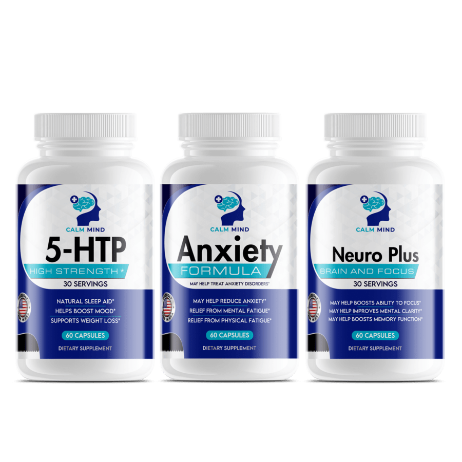 Calm Mind Ultimate Anxiety and Stress Relief Bundle – comprehensive natural support for managing anxiety and stress