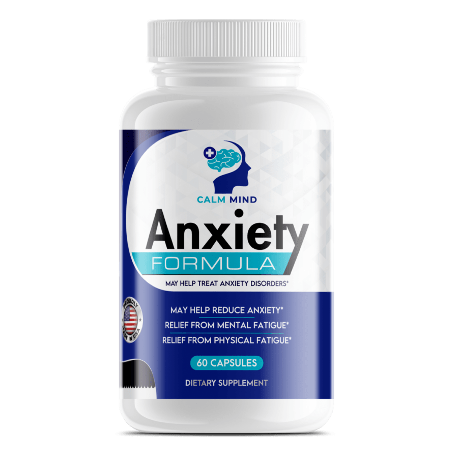 Calm Mind Anxiety Relief Formula – natural support for stress reduction and relaxation